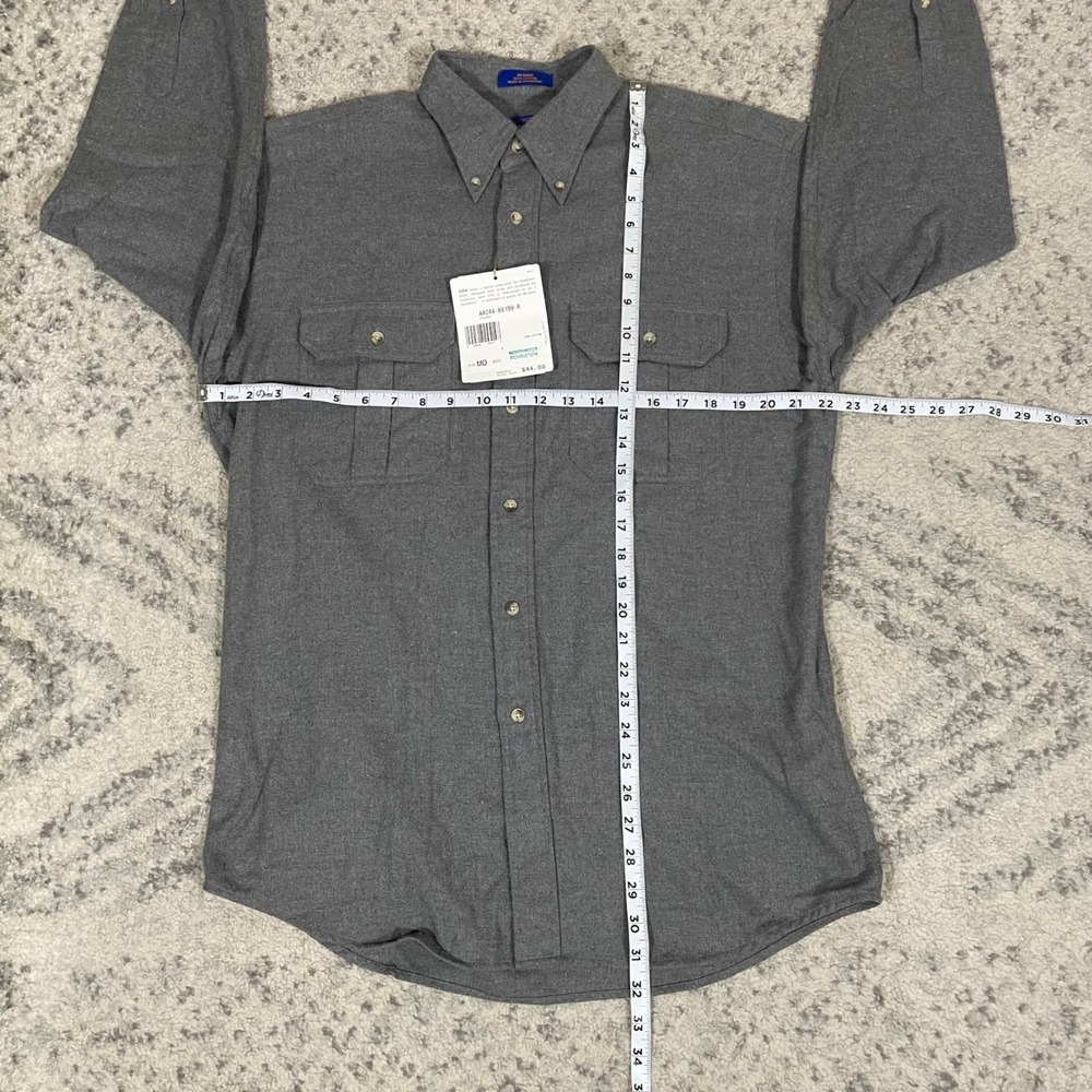 Pendleton Cotton Long Sleeve Button Down Flannel … - image 6